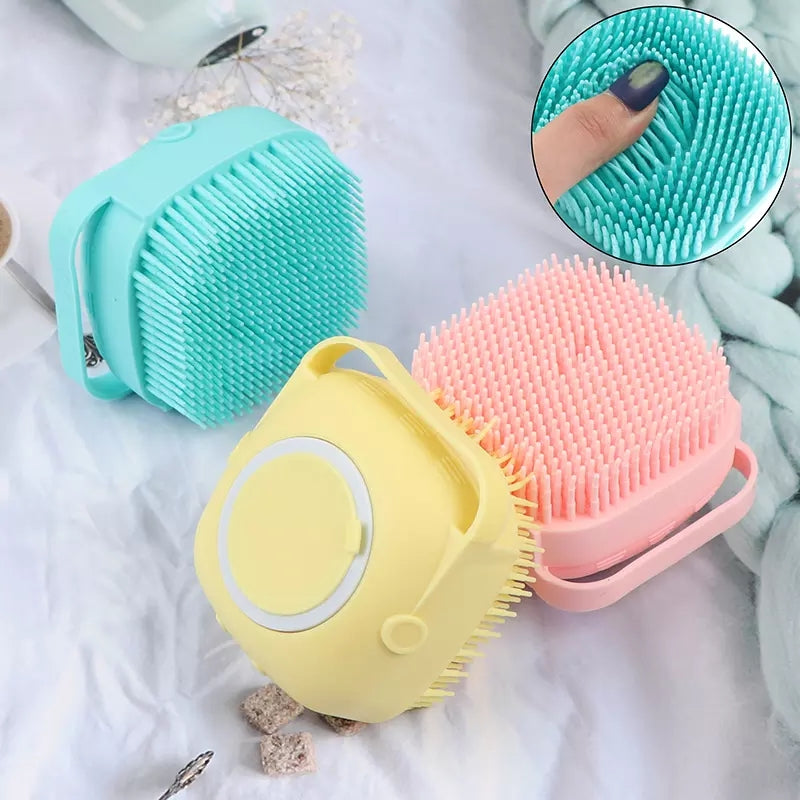 Mini Bath Brush With Box (Random Color)