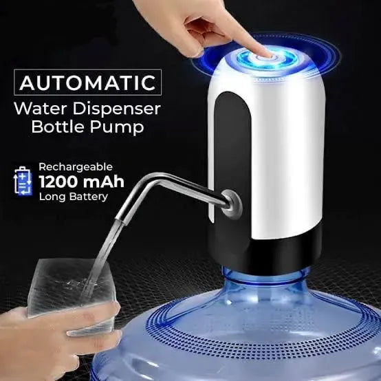 Automatic Electric Water Bottle Pump Dispenser – USB Rechargeable