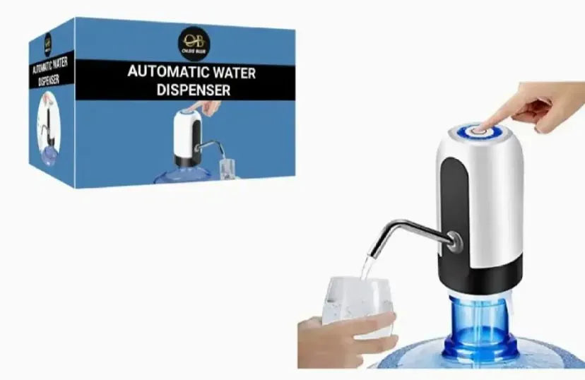 Automatic Electric Water Bottle Pump Dispenser – USB Rechargeable